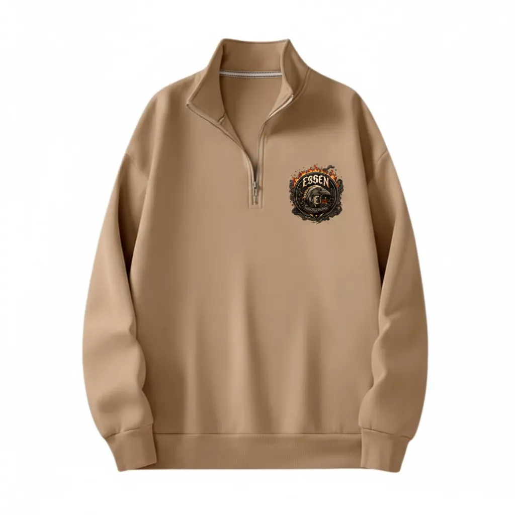 Clothy Full Sleeve Solid Men Sweatshirt (M)