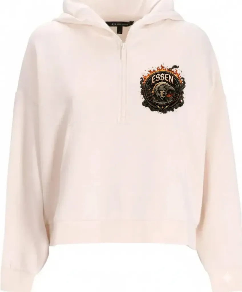 half-zip Hoodie-women (M)