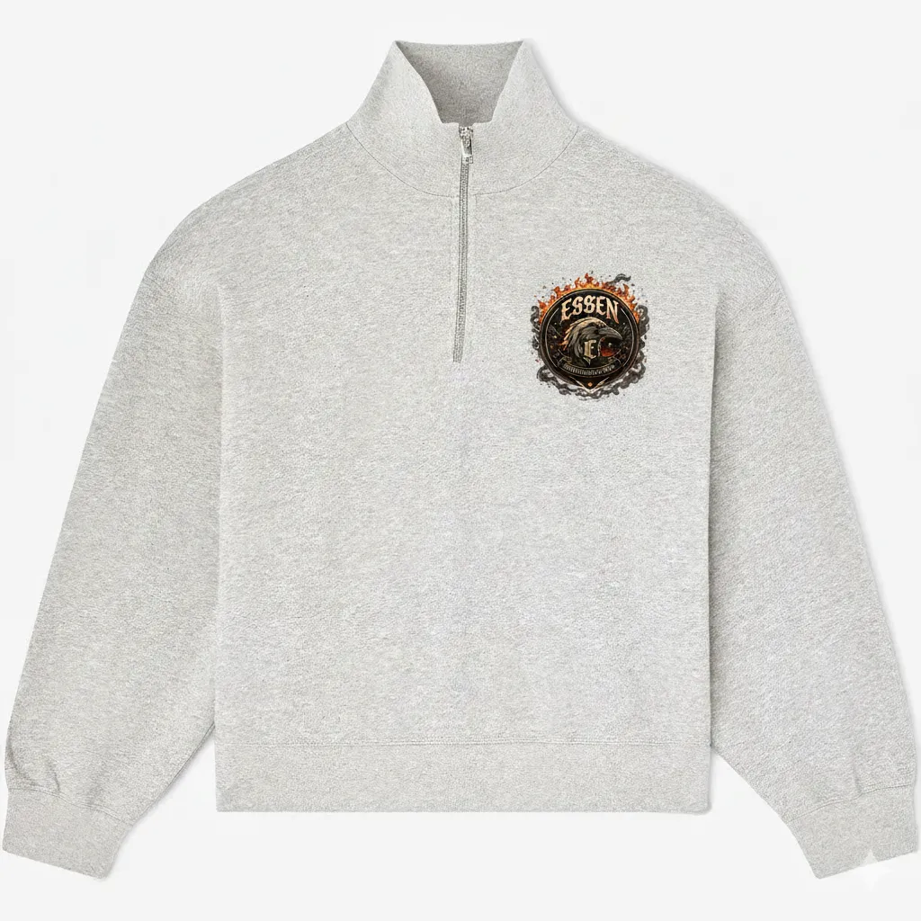 women's half-zip sweatshirt (M)