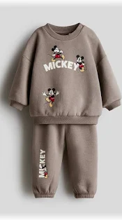 2-piece printed sweatshirt set